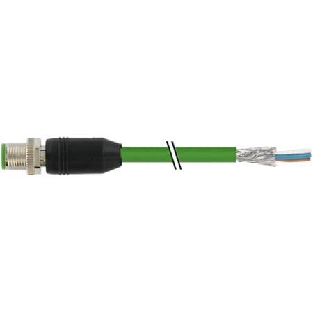 Murrelektronik MSUD VALVE PLUG FORM A 18MM, PUR 3X0.75 black UL/CSA, drag ch 3m 7000-14541-7941000
